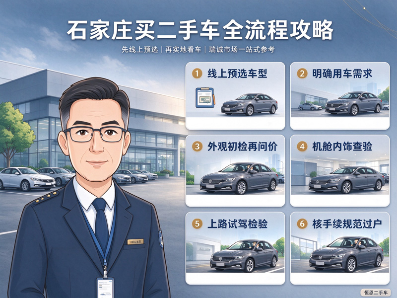 石家庄恒恩二手车 | 石家庄二手车选购全流程看，车、验车、砍价、过户一步到位