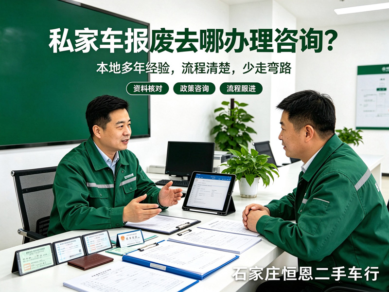石家庄恒恩二手车 | 石家庄恒恩二手车老陈：收二手车，也收报废车，报价明白不坑人