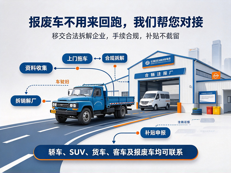 石家庄恒恩二手车 | 石家庄车主别放着报废车一直拖！闲置越久麻烦越多，尽早正规销户