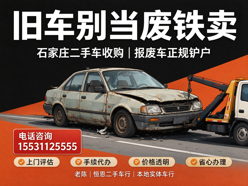 石家庄恒恩二手车 | 石家庄市具备合法资质报废机动车回收（拆解）企业名录