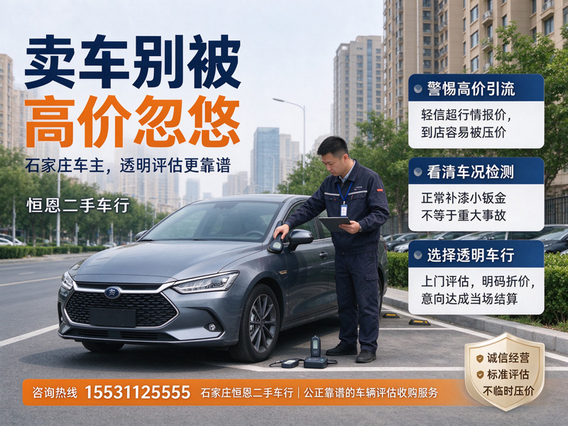 石家庄恒恩二手车 石家庄卖私家车怎么防止被压价
