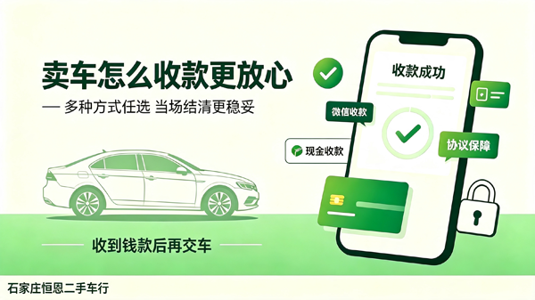 石家庄恒恩二手车 | 石家庄卖二手车，钱款当场结清不拖拉