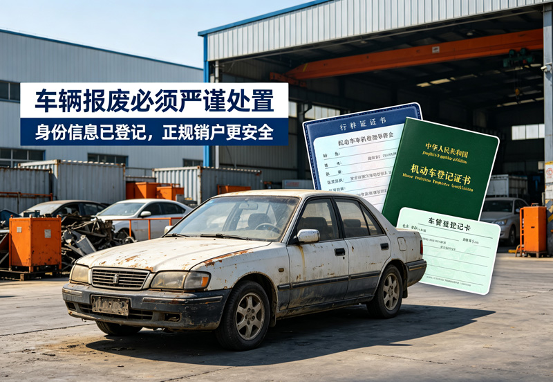 石家庄恒恩二手车 | 石家庄报废车怎么处理？恒恩二手车行正规收购，协助办理销户手续